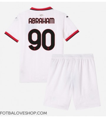 AC Milan Tammy Abraham #90 Dětské Venkovní Dres 2024-25 Krátký Rukáv (+ trenýrky)